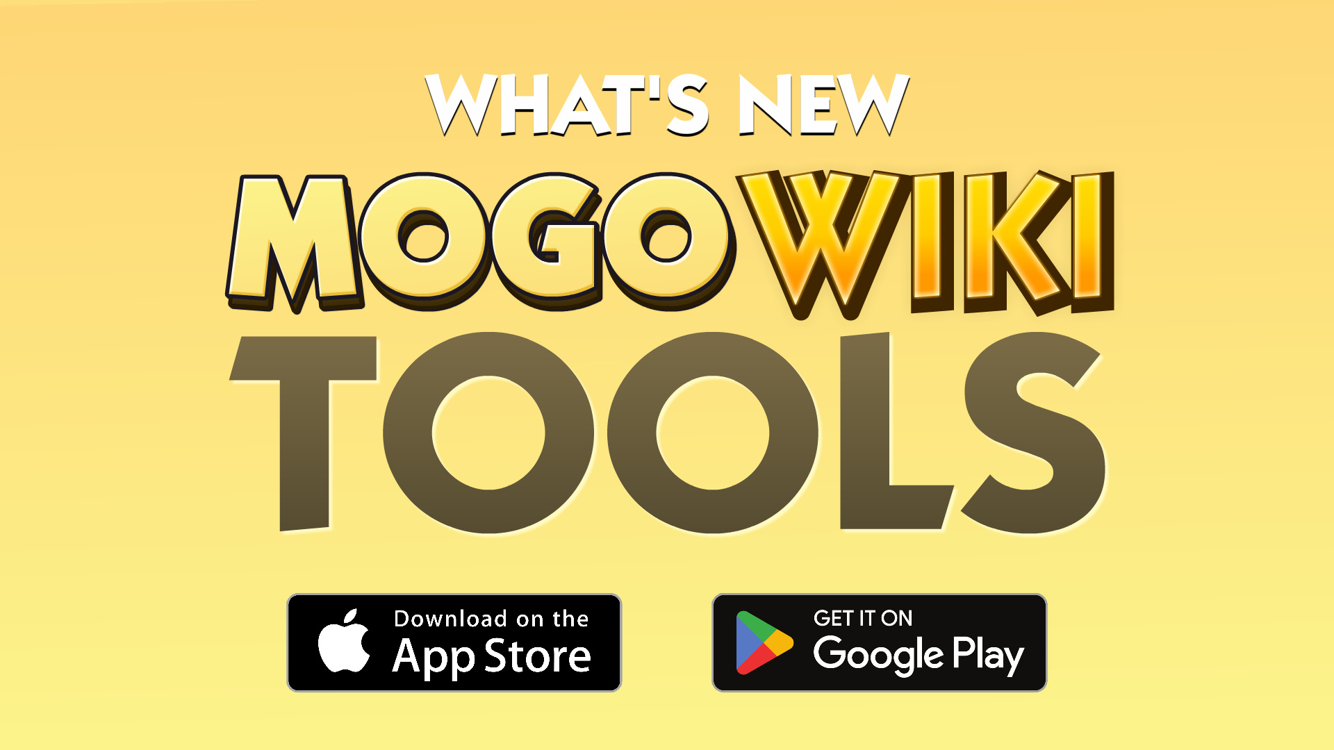 What s new in the mogo wiki tools app 