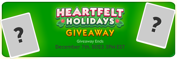 Heartfelt Holidays Giveaway 2: Winners
